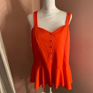 Plus size peplum top